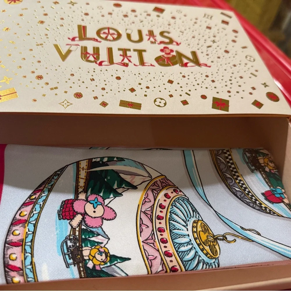 Louis Vuitton Rare Xmas Vivienne Bandeau New With Box Authentic Limited Edition - Picture 8 of 16